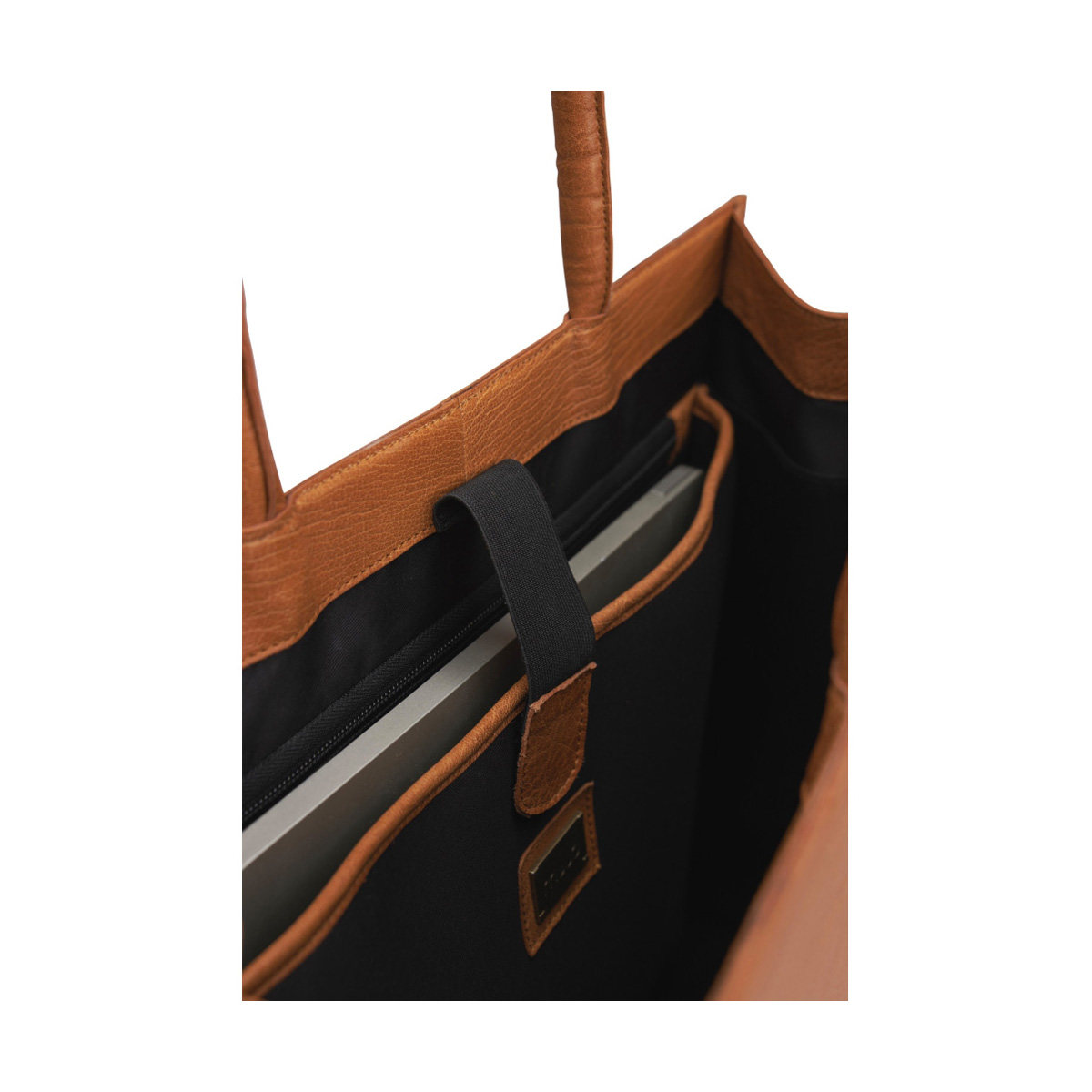 Leder shopper Bina Whisky Leder shopper Bina Whisky