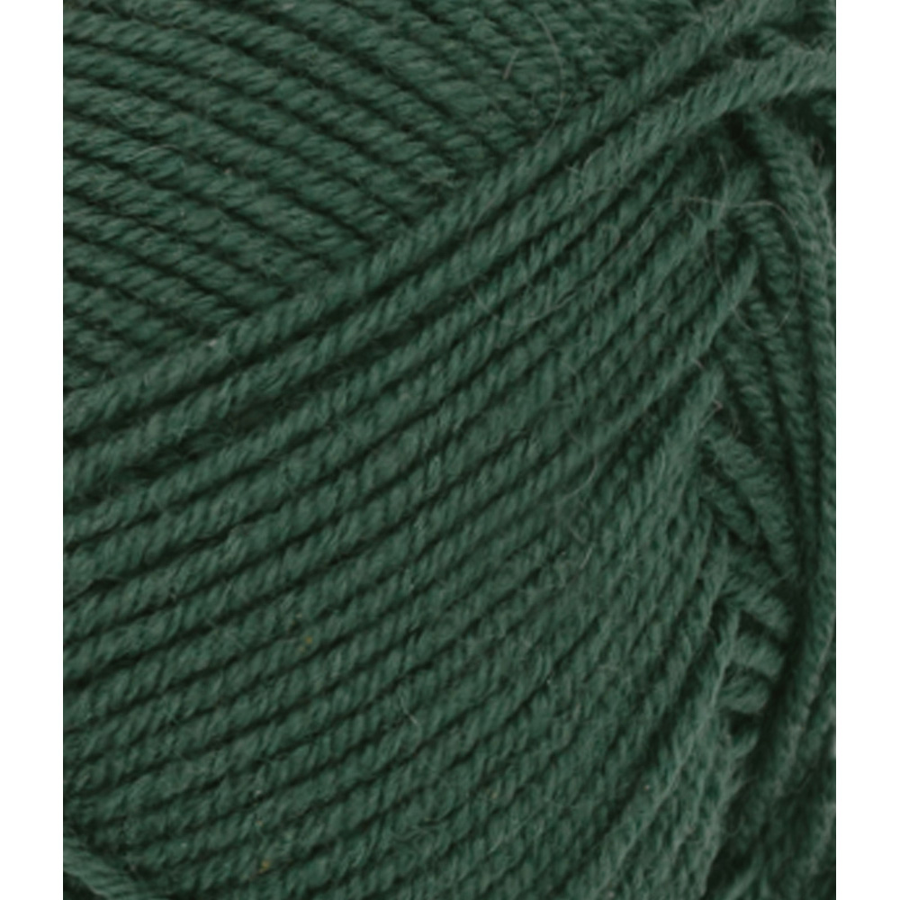 Wolle Sandnes Garn dyp skoggrønn Tynn Merinoull  175m 50g