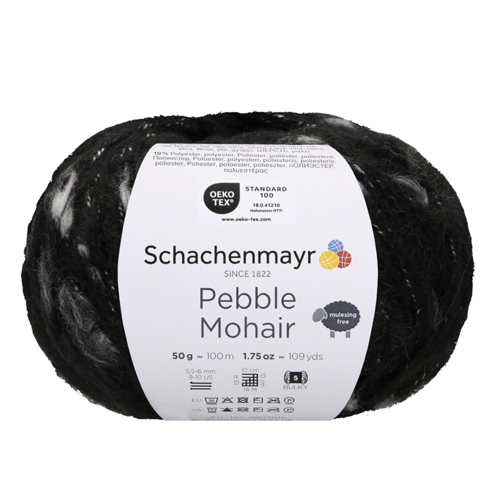 Wolle Schachenmayr black Pebble Mohair 100m 100g