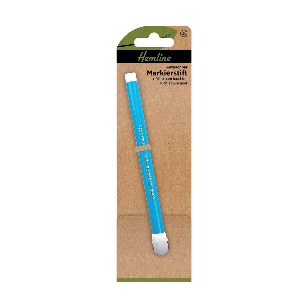 Markierstift abwischbar blau 1 St