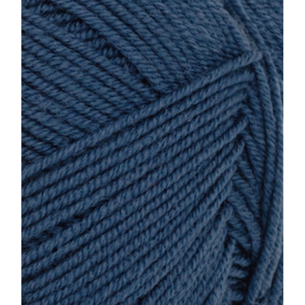 Wolle Sandnes Garn mørk bla Tynn Merinoull  175m 50g