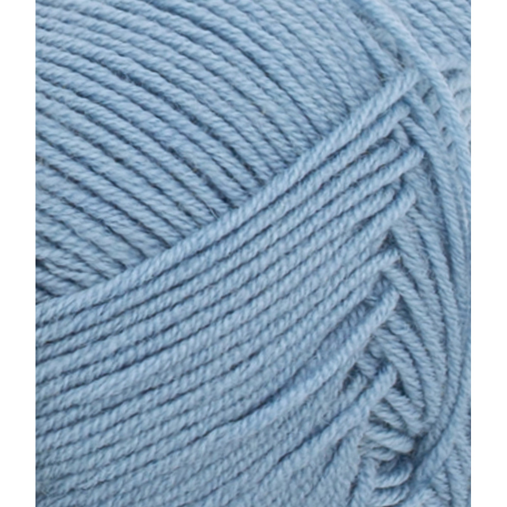 Wolle Sandnes Garn bla hortensia Tynn Merinoull  175m 50g