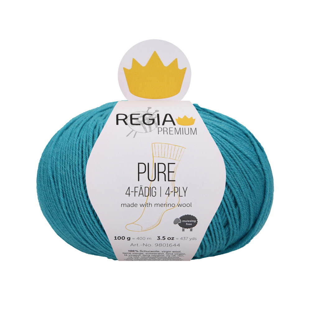 Wolle Regia caribbean Premium Pure Color 400m 100g