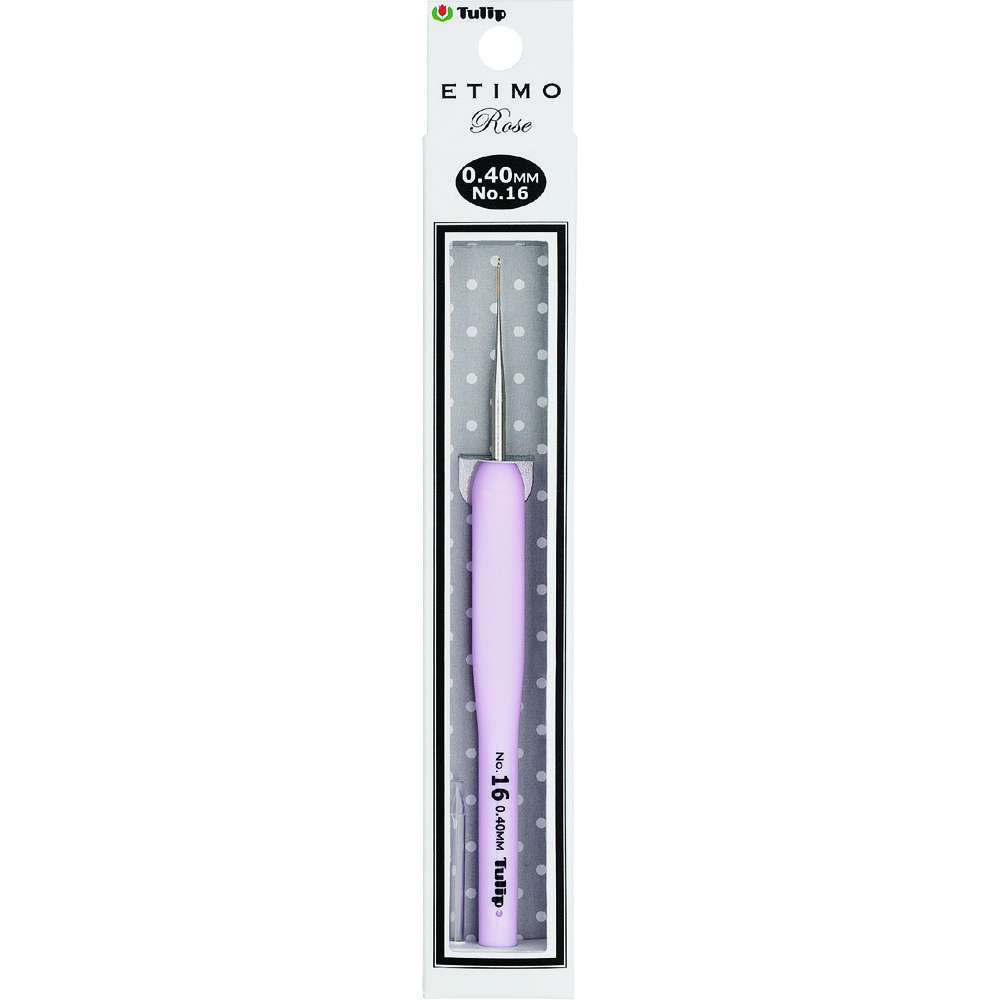 ETIMO Rose Häkelnadel mit Softgriff 0,40 mm 1 St
