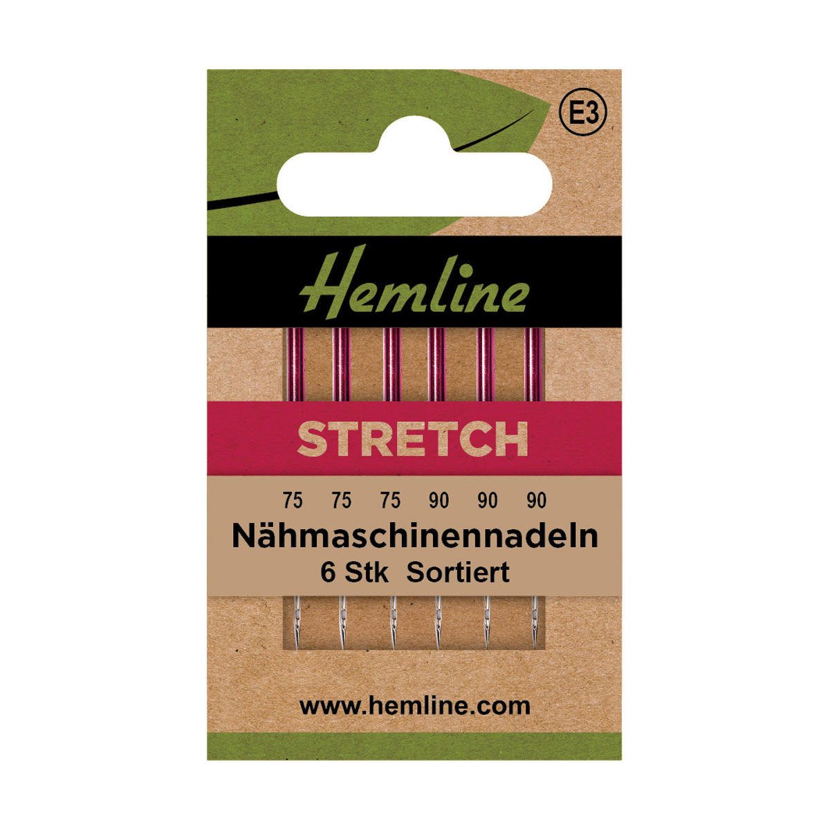 Nähmaschinennadeln Stretch Sortiert 6 Stück