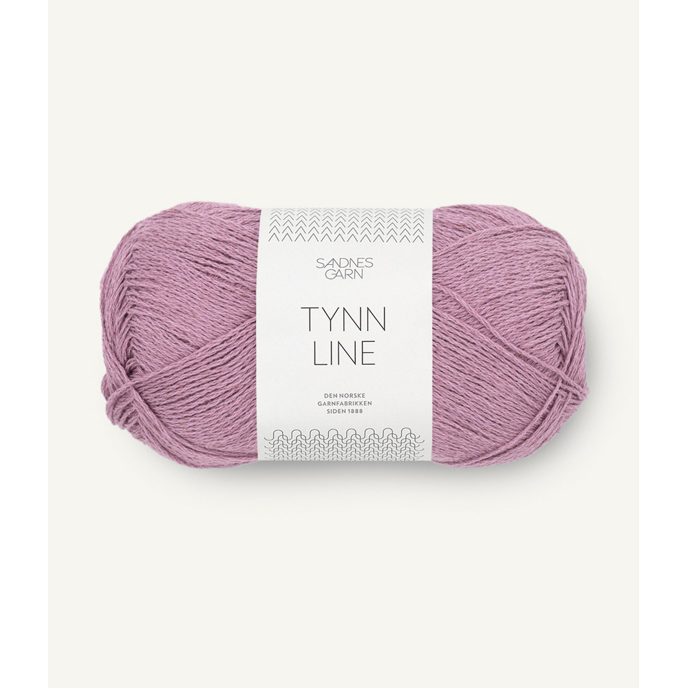 Wolle Sandnes Garn rosa lavendel Tynn Line 220m 50g