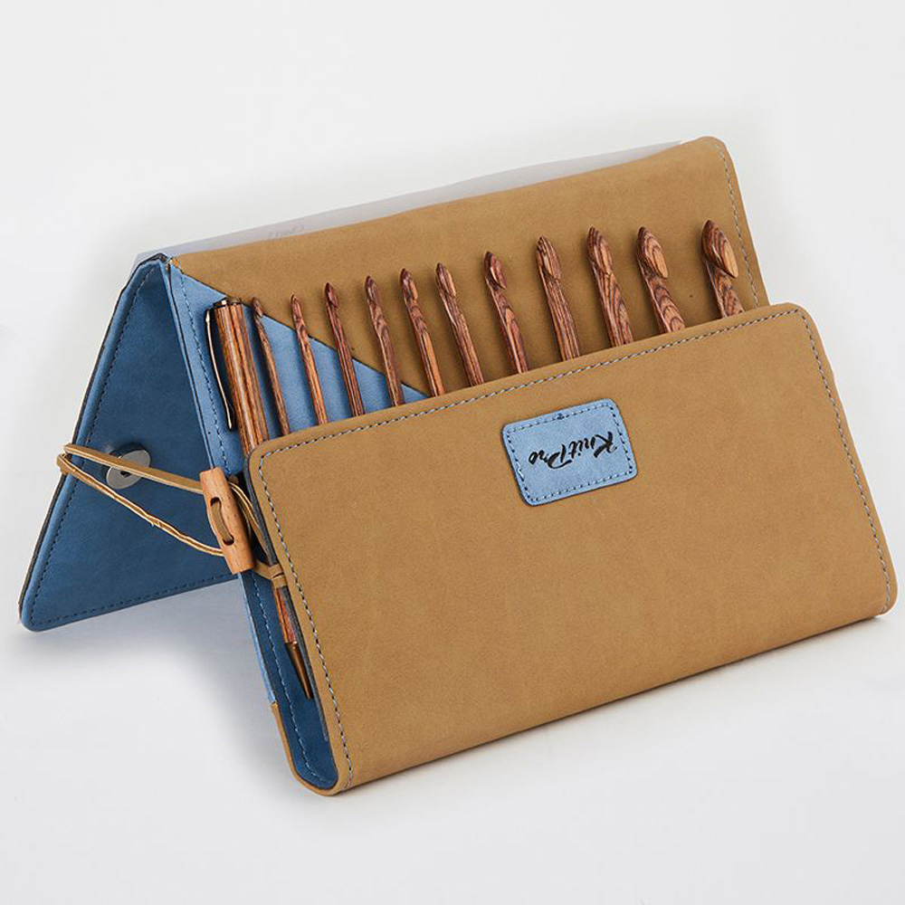 Set Regal tunesische Häkelnadeln Ginger