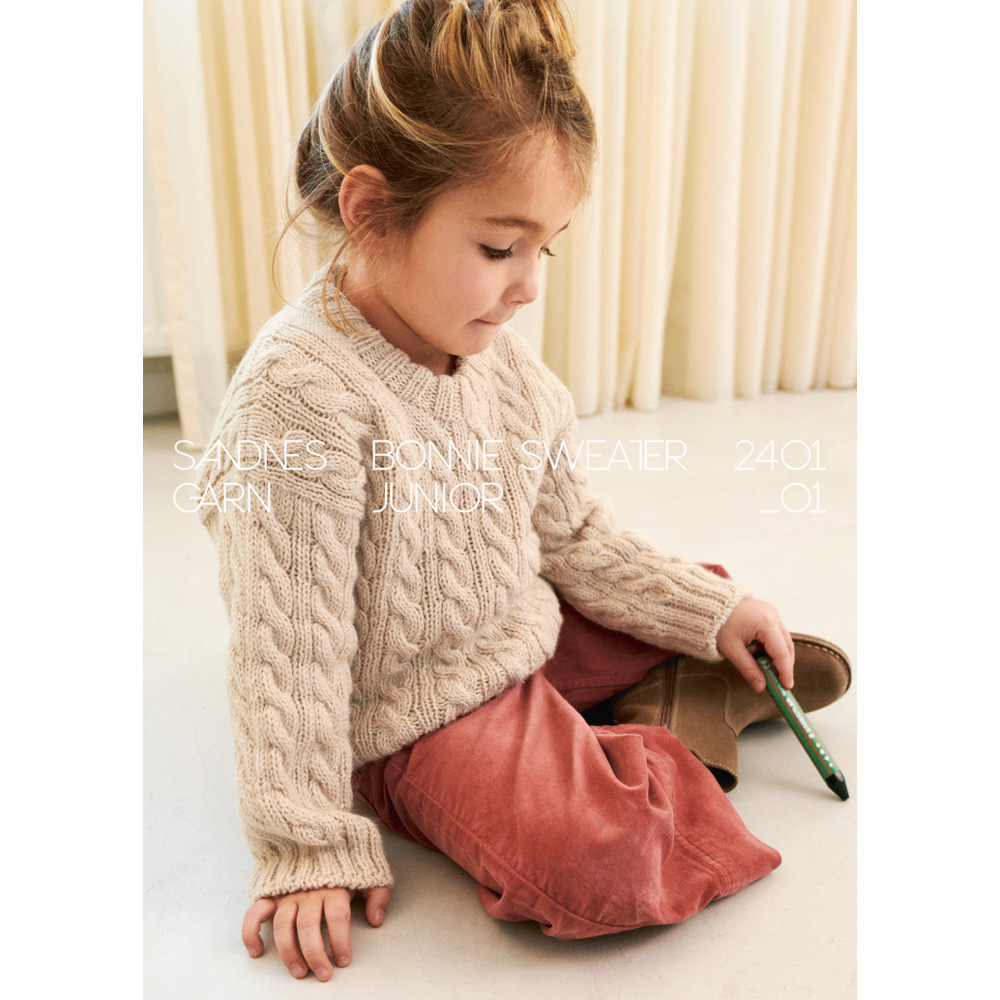 Anleitungsheft 2401 Mykt til barn Einzelanleitung 2401 Nr. 1 - Bonnie sweater - Englisch