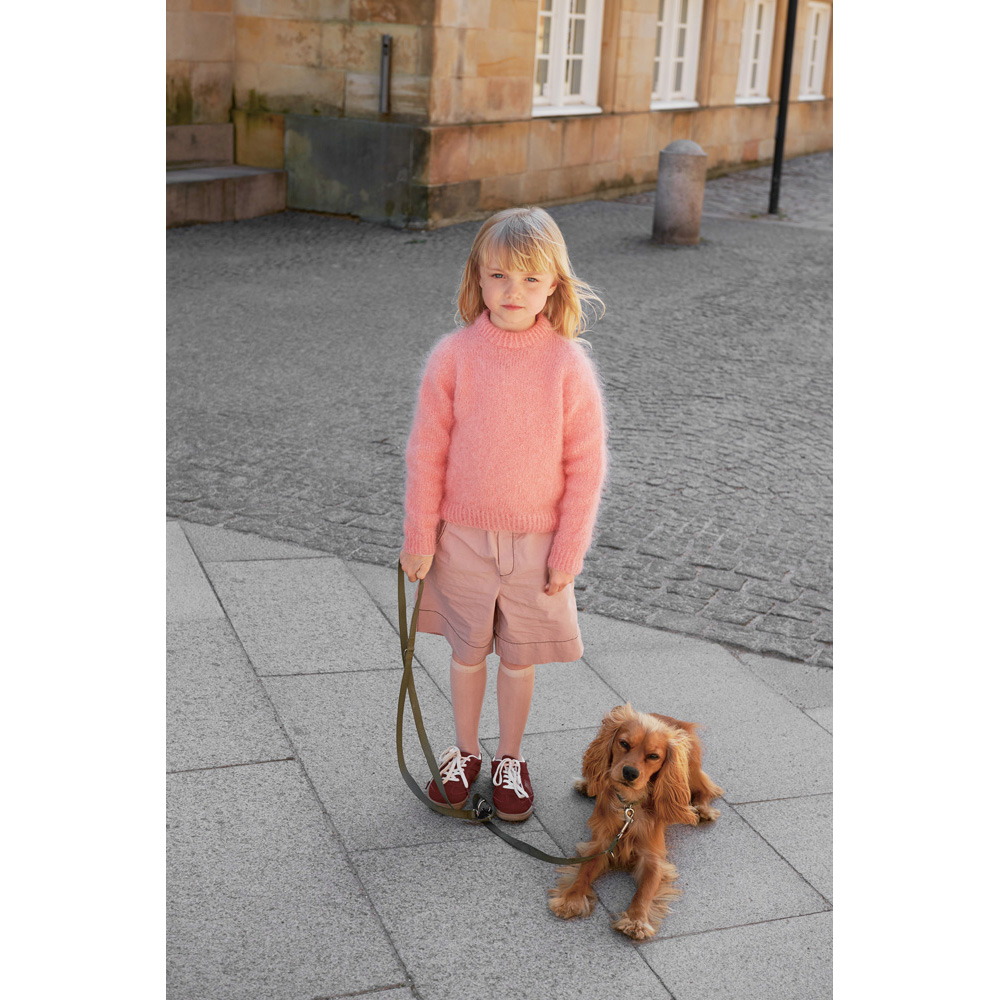 Anleitungsheft 2408 MYKT TIL BARN Einzelanleitung 2408 Nr. 6 Spencer Sweater Junior- Englisch