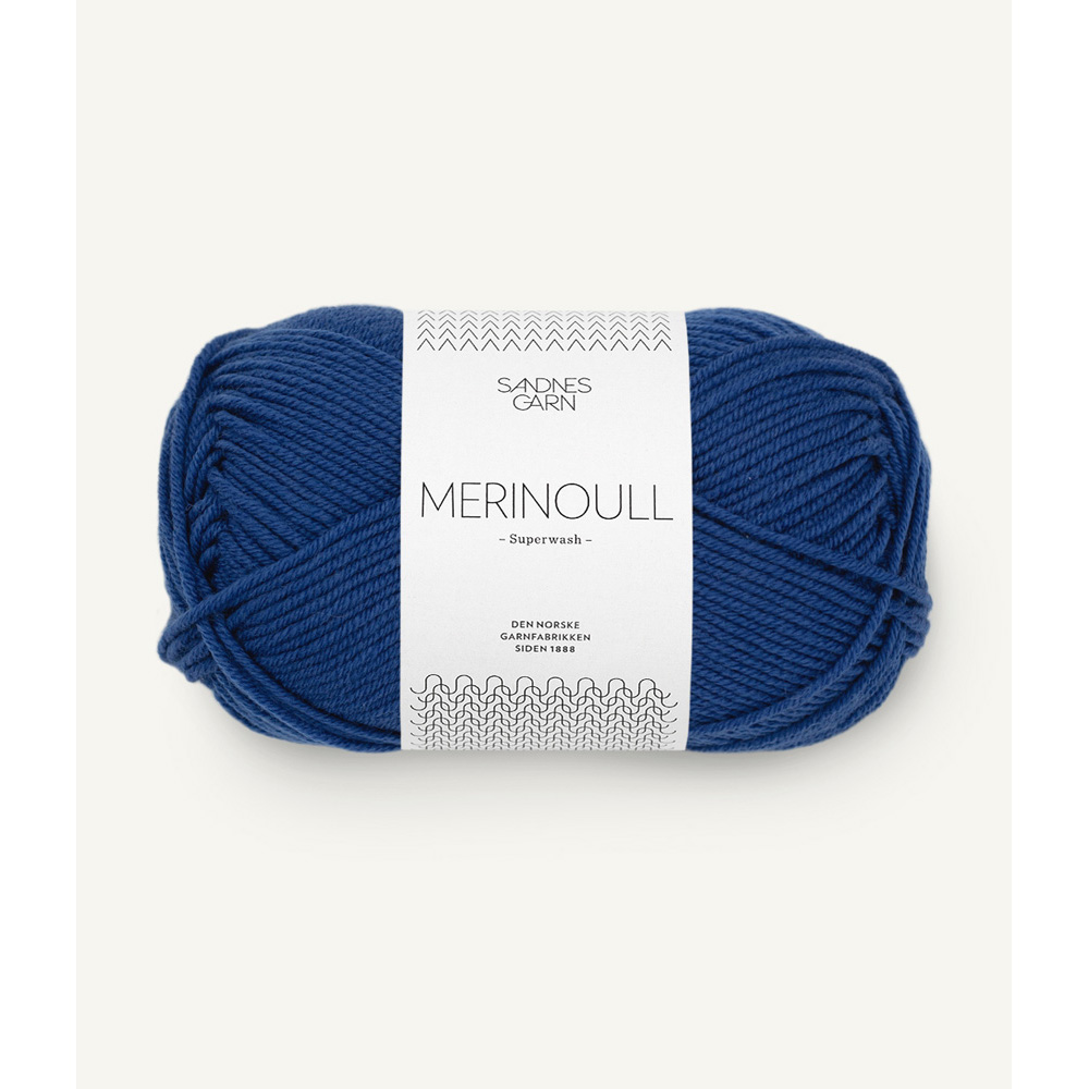 Wolle Sandnes Garn blue Merinoull 105m 50g