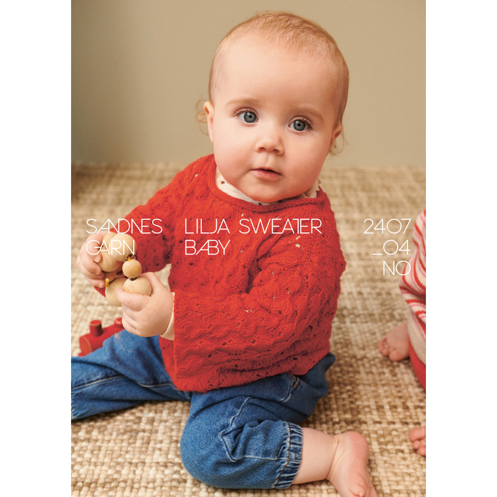 Anleitungsheft 2407 Sommer Baby Einzelanleitung 2407 Nr. 4 -Lilja Sweater Baby- Deutsch
