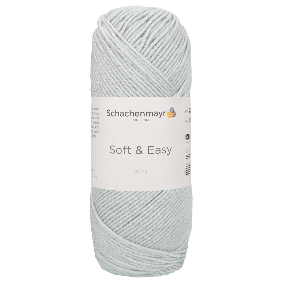 Wolle Schachenmayr silber Soft & Easy 235m 100g
