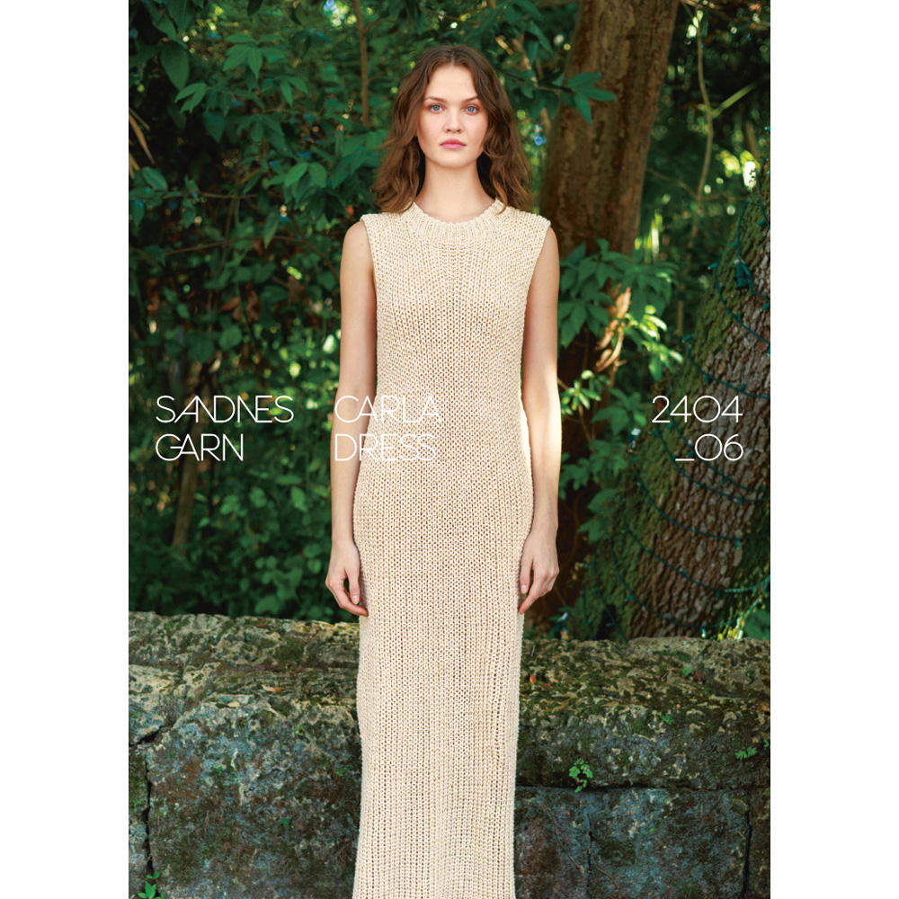 Anleitungsheft 2404 Sommerstrikk Einzelanleitung 2404 Nr. 6 - Carla dress - Englisch