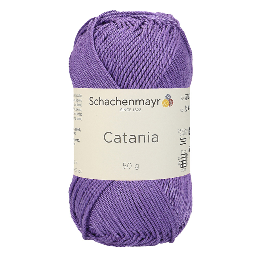 Wolle Schachenmayr violett Catania 125m 50g