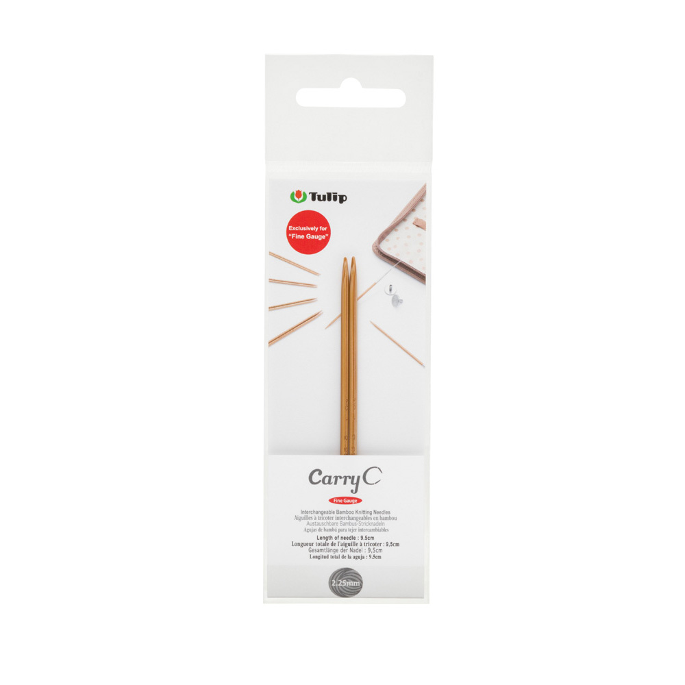 CarryC Fine Gauge austauschbare Bambus Rundstricknadeln 2,25 mm