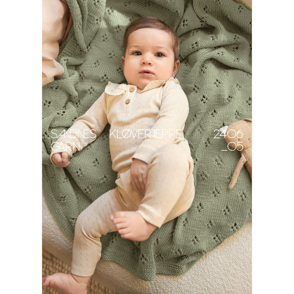 Anleitungsheft 2406 Baby Tepper Einzelanleitung 2406 Nr. 1 - Kleedecke- Englisch