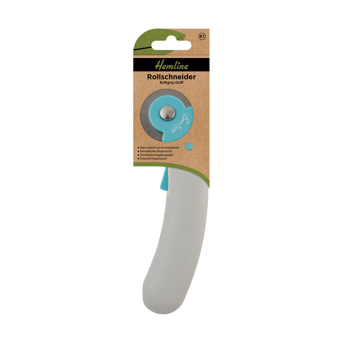 Rollschneider 45 mm grau blau 1 St