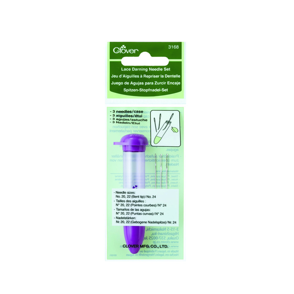 Stopfnadel-Set Spitzen lila 3 St