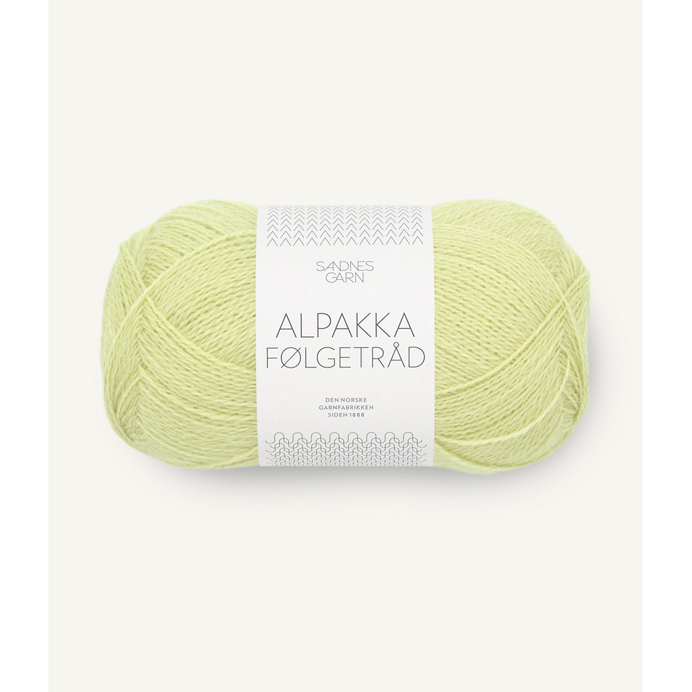 Alpakka Folgetrad col. 9523 lime punch ca. 400 m 50 g