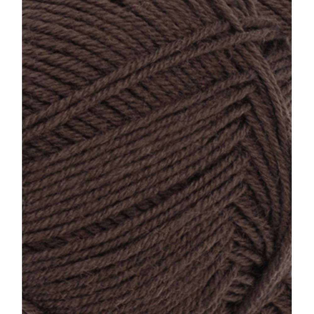 Wolle Sandnes Garn mork brun KlompeLOMPE Tynn Merinoull 175m 50g