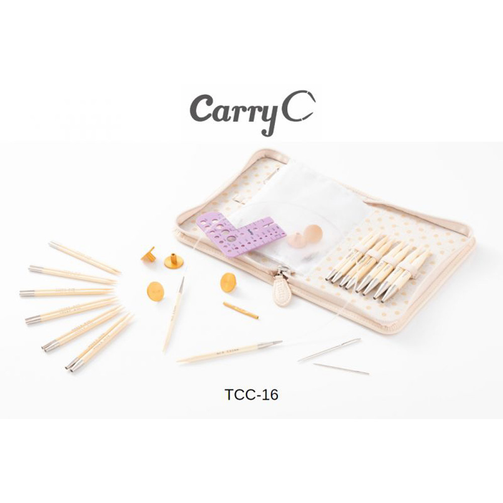 carryC austauschbare Rundstricknadeln Set 3,50 - 9,00 mm 9,5 cm