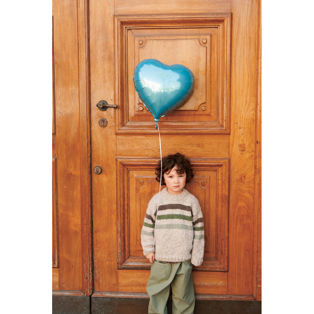 Anleitungsheft 2408 MYKT TIL BARN Einzelanleitung 2408 Nr. 9 Adam Sweater Junior- Englisch