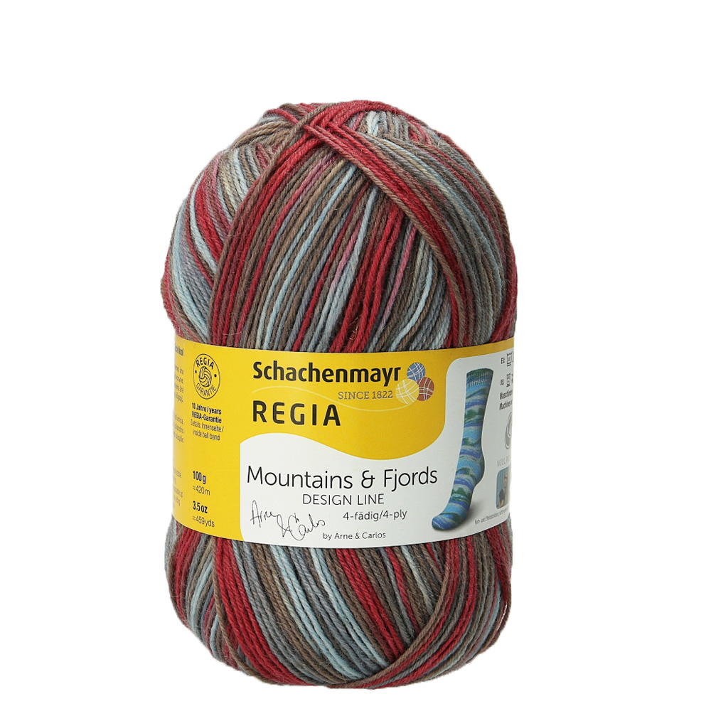 Wolle Regia Storjuvtinden Design Line by Arne& Carlos Mountains and Fjords 420m 100g