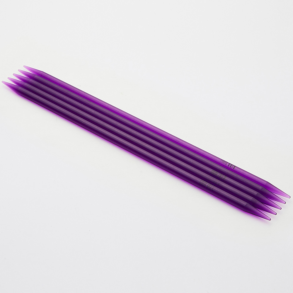 Nadelspiel TRENDZ 5,00 mm 20 cm violett 5 St