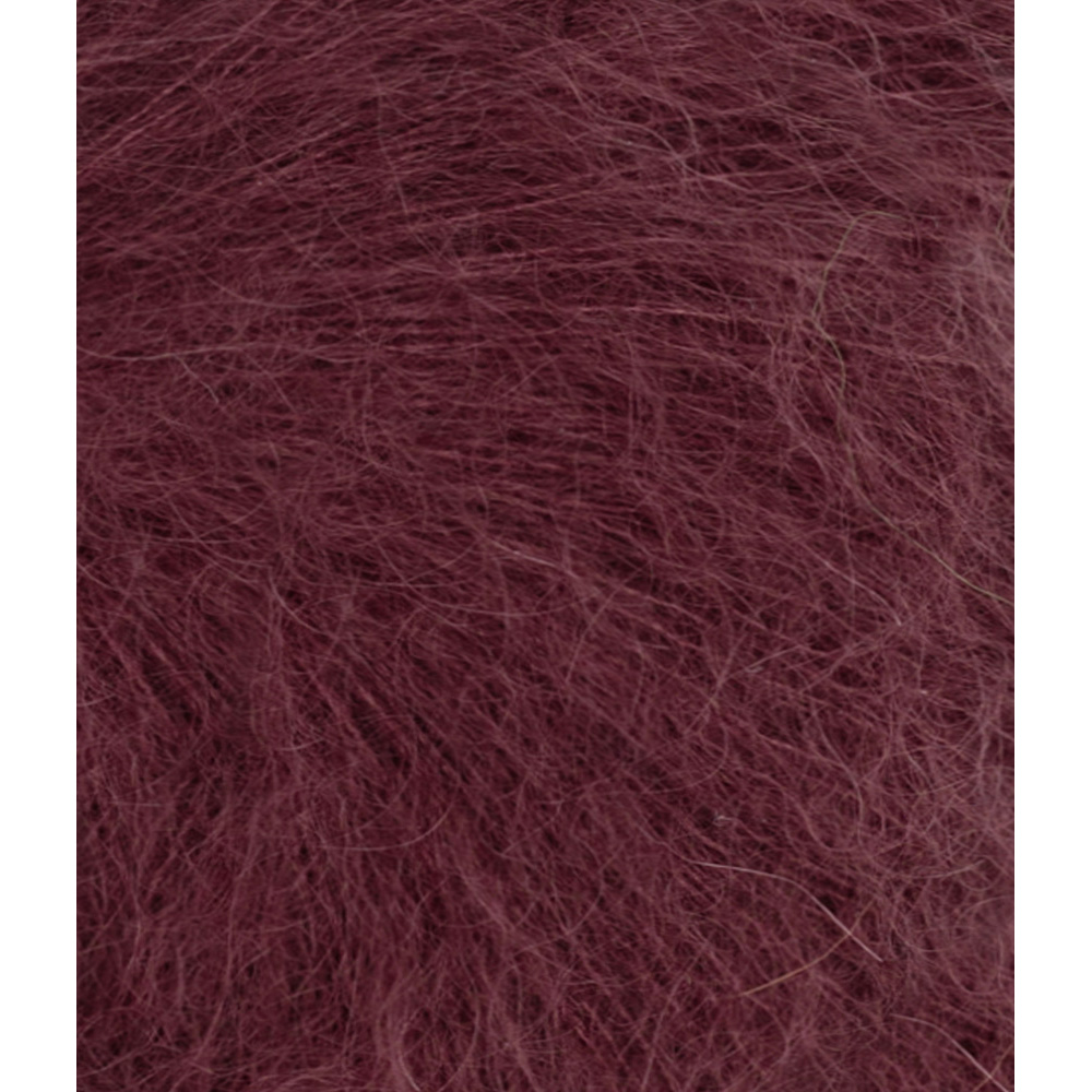 Wolle Sandnes Garn dyp burgunder Tynn Silk Mohair  212m 25g
