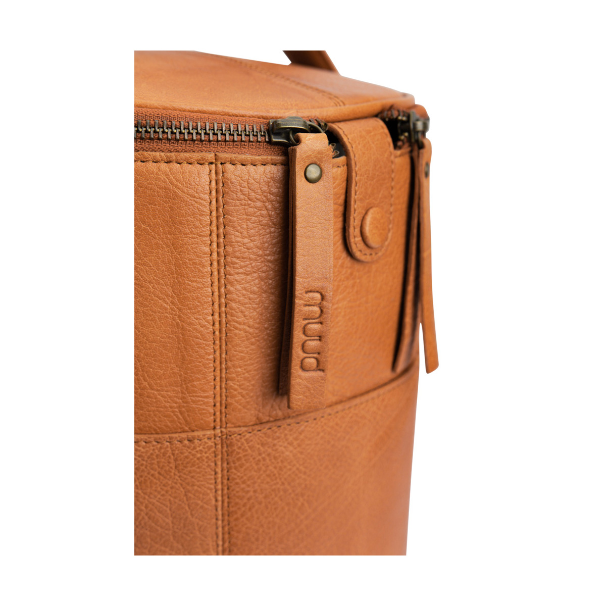 Lederorganizer rund mit Henkel, groß Saturn XL Whisky