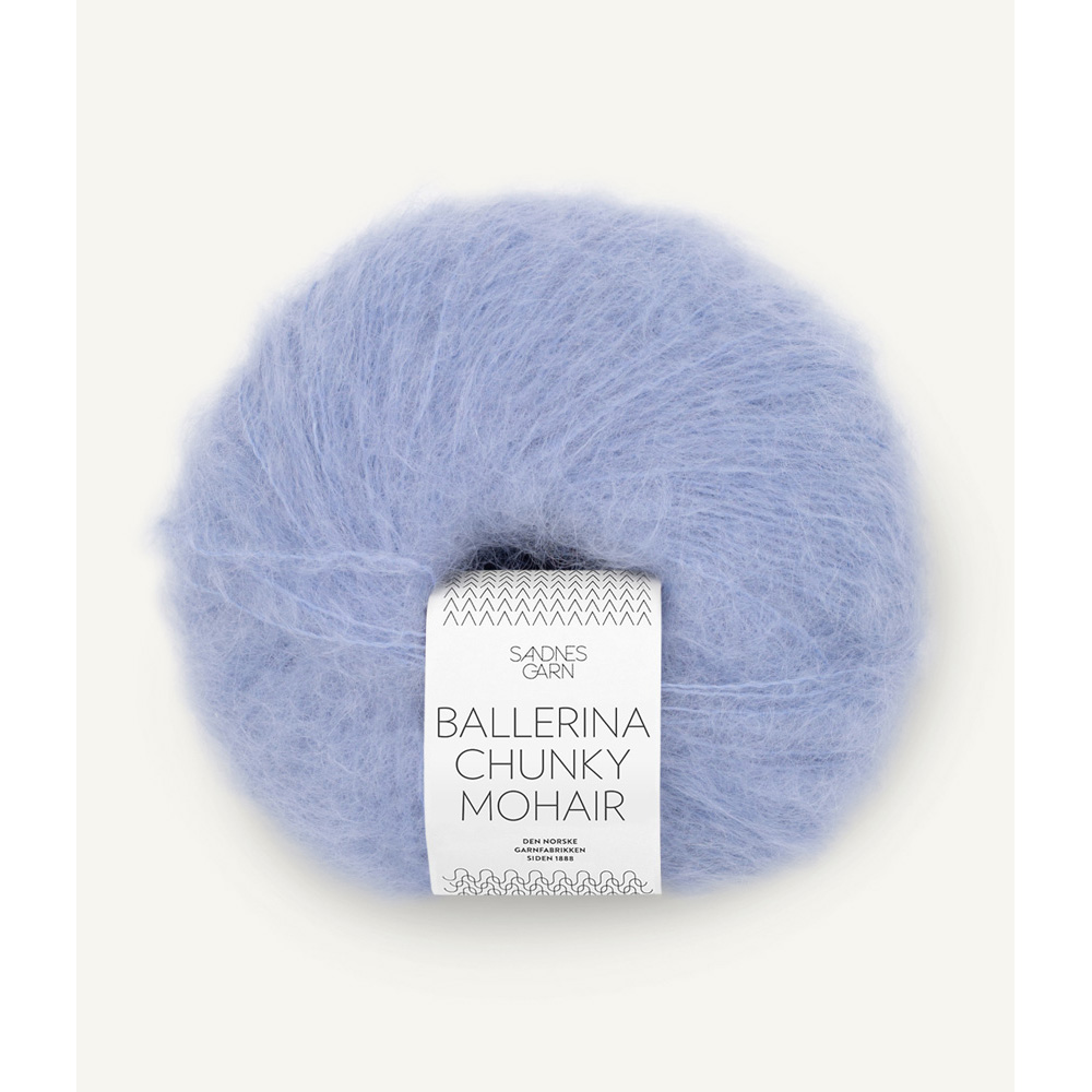 Wolle Sandnes Garn pale iris Ballerina Chunky Mohair 135m 50g