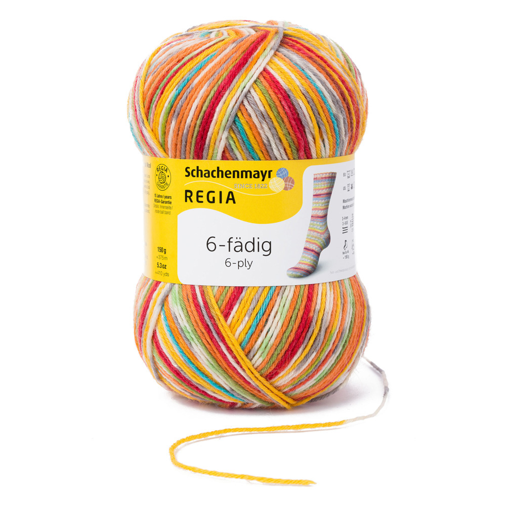 Wolle Regia square circus 4fädig Color 375m 150g