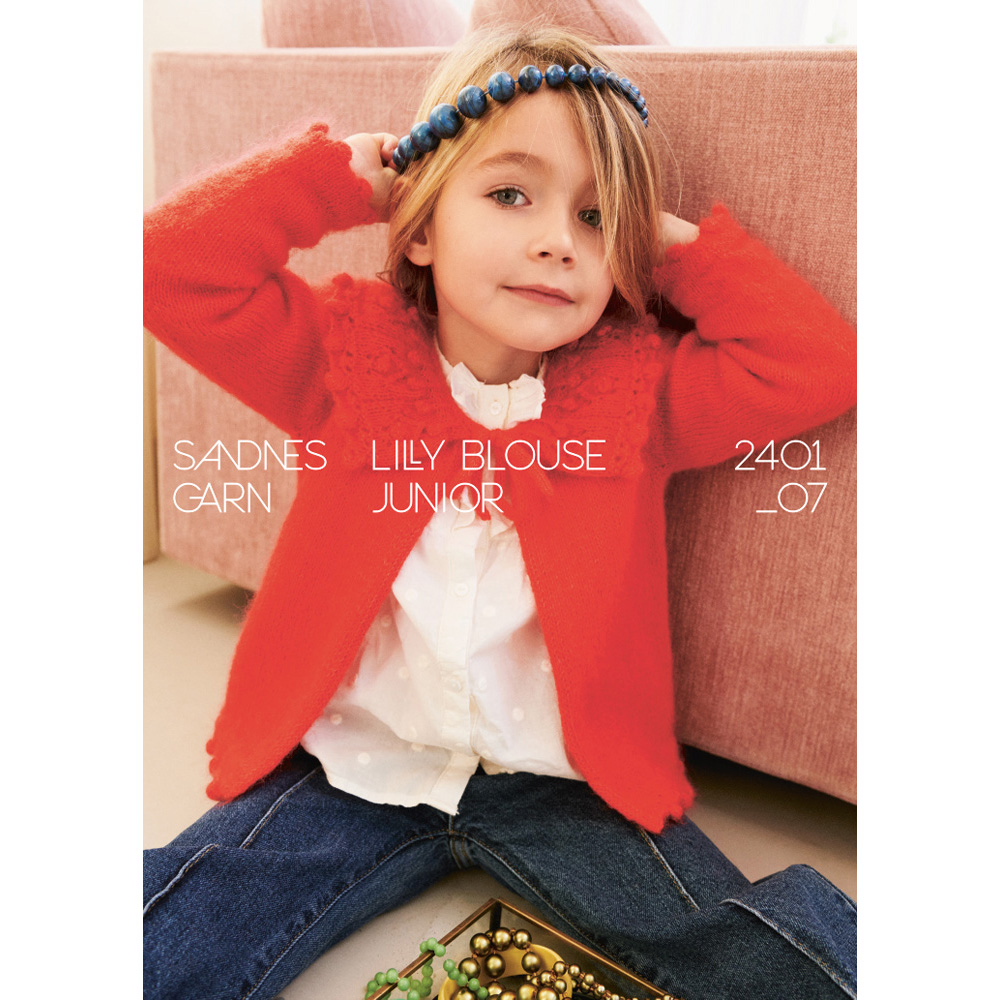 Anleitungsheft 2401 Mykt til barn Einzelanleitung 2401 Nr. 7 - Lilly blouse - Deutsch