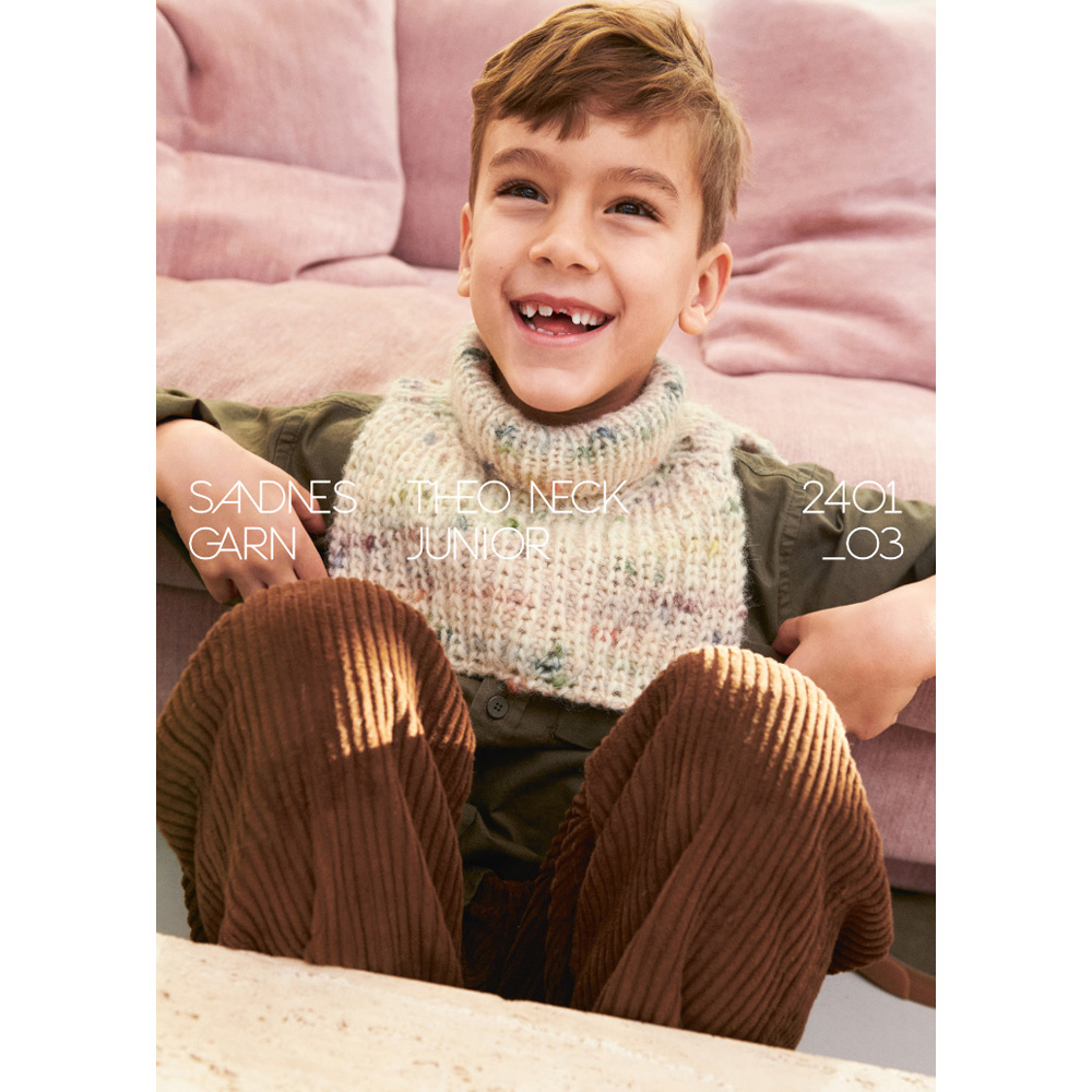 Anleitungsheft 2401 Mykt til barn Einzelanleitung 2401 Nr. 3 - Theo neck - Deutsch