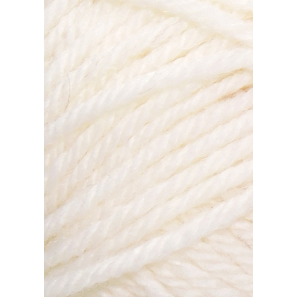 Wolle Sandnes Garn white Peer Gynt 91m 50g