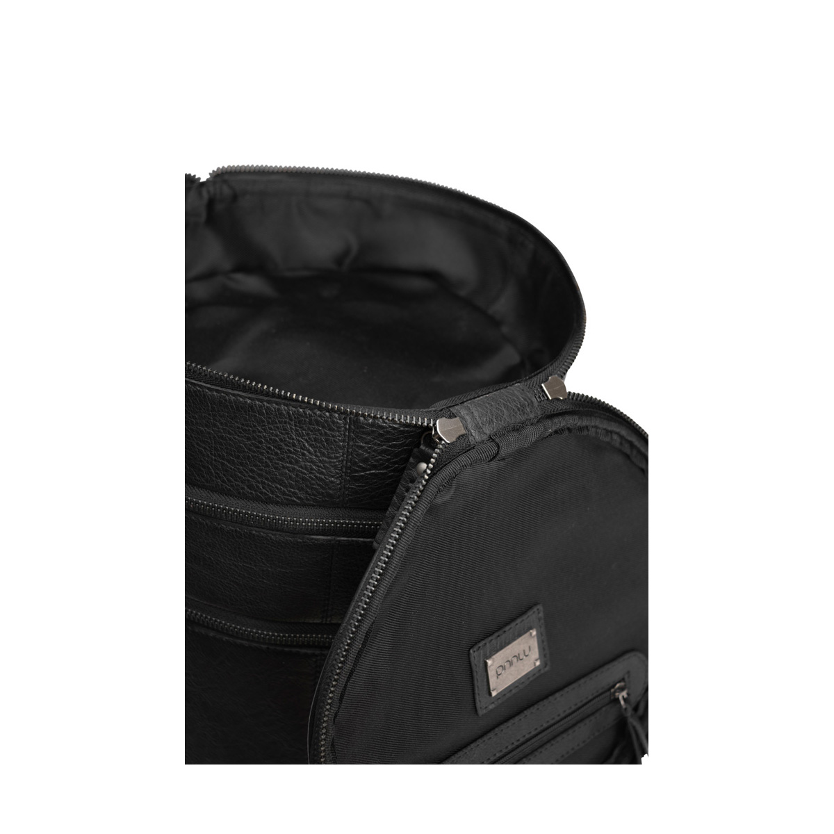 Leder Aufbewahrungstasche Bturn Black