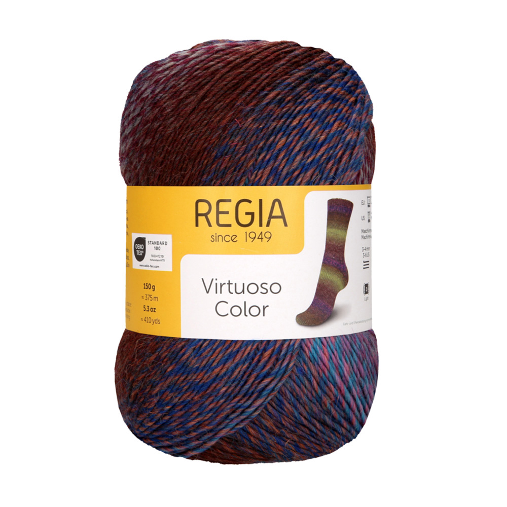 Wolle Regia aura Virtuoso Color 375m 150g