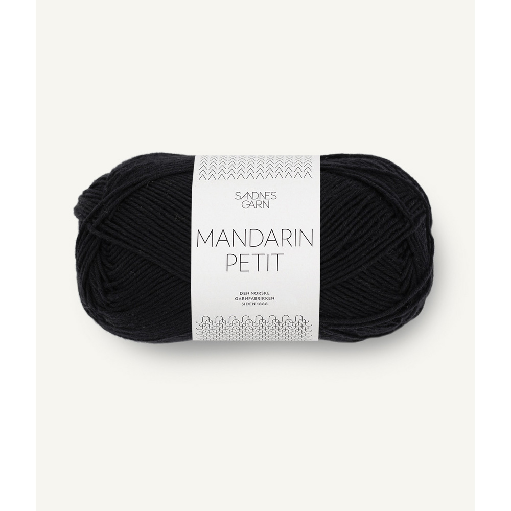 Wolle Sandnes Garn black Mandarin Petit 180m 50g