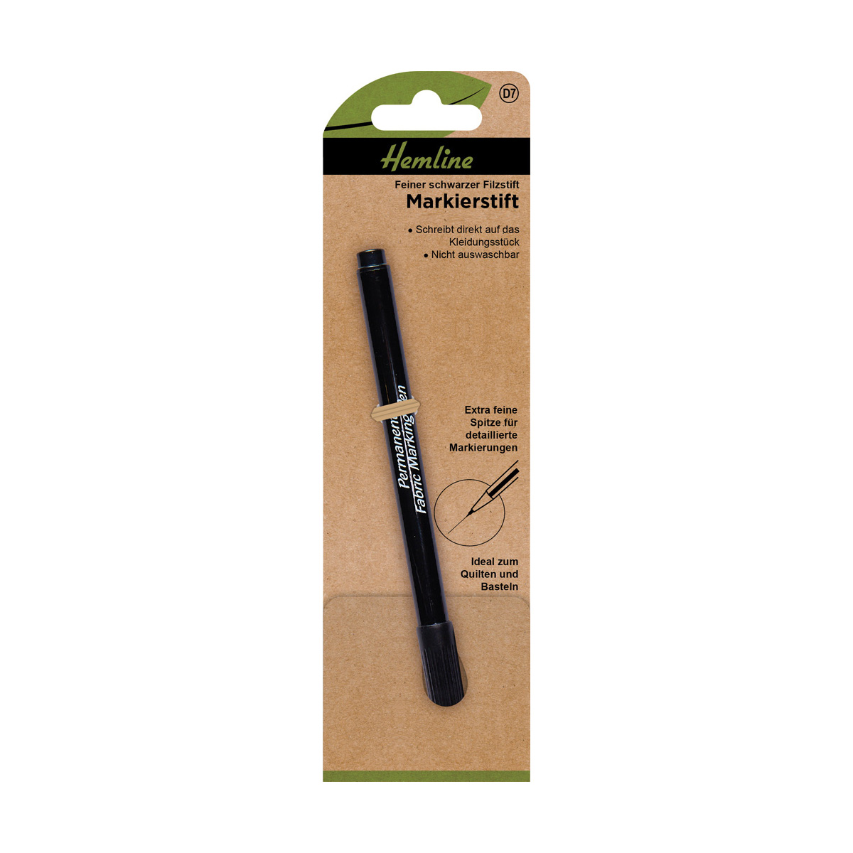Markierstift schwarz 1 St