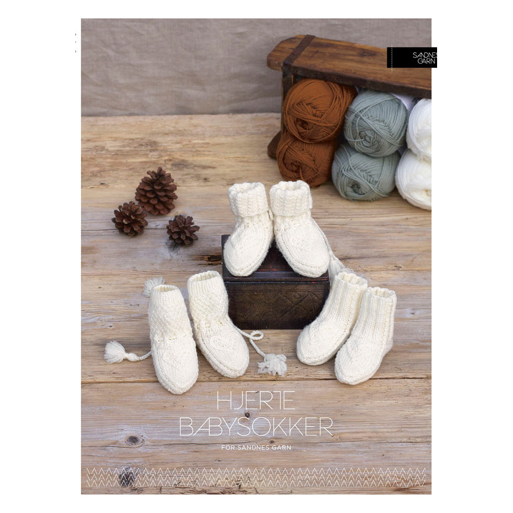 Anleitungsheft Kongle by Sigrun Heart Baby Socks 1 St