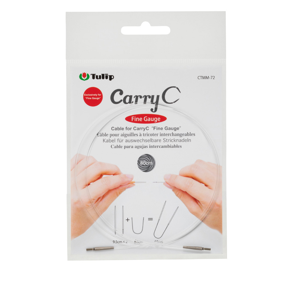 CarryC Fine Gauge Nadelseil 80 cm