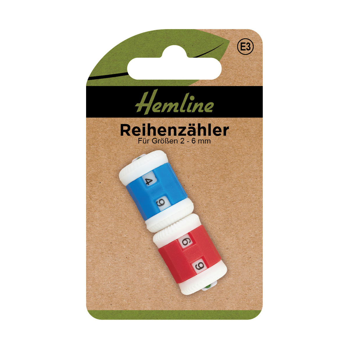 Reihenzähler blau, rot  2 St