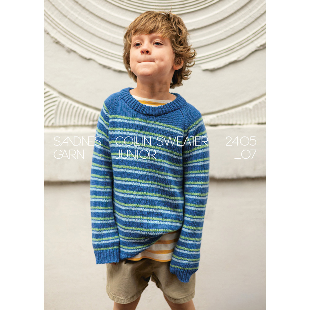 Anleitungsheft 2405 Sommerbarn Einzelanleitung 2405 Nr. 7 - Collin sweater junior- Deutsch