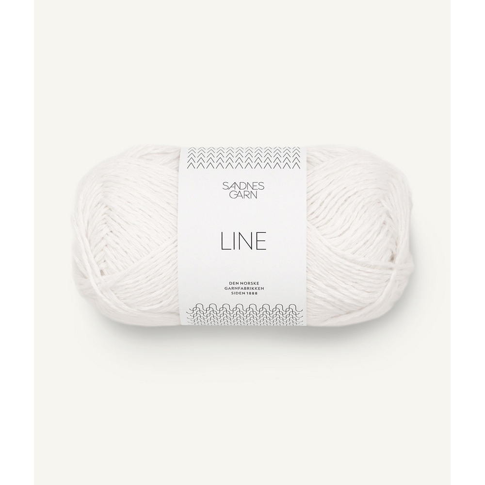 Wolle Sandnes Garn creme Line 110m 50g