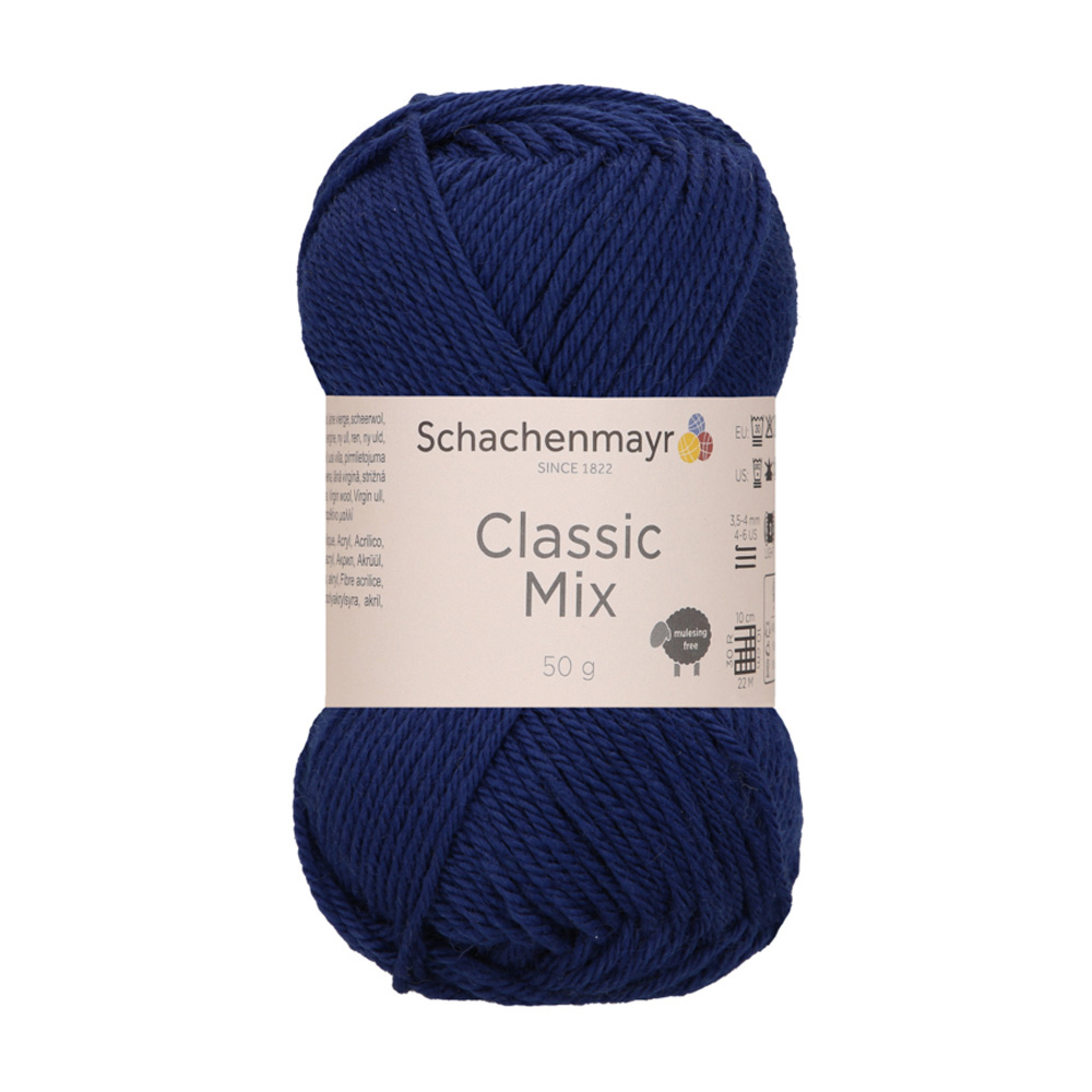 Wolle Schachenmayr navy Classic Mix 120m 50g