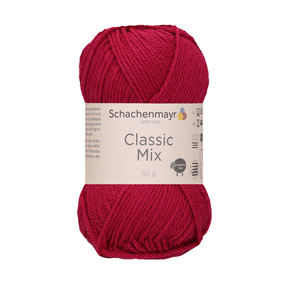 Wolle Schachenmayr magenta Classic Mix 120m 50g
