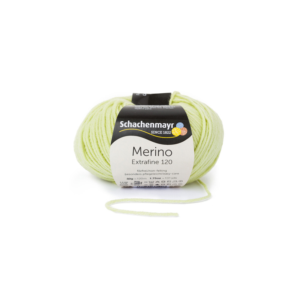 Wolle Schachenmayr limone Merino Extrafine  120m 50g