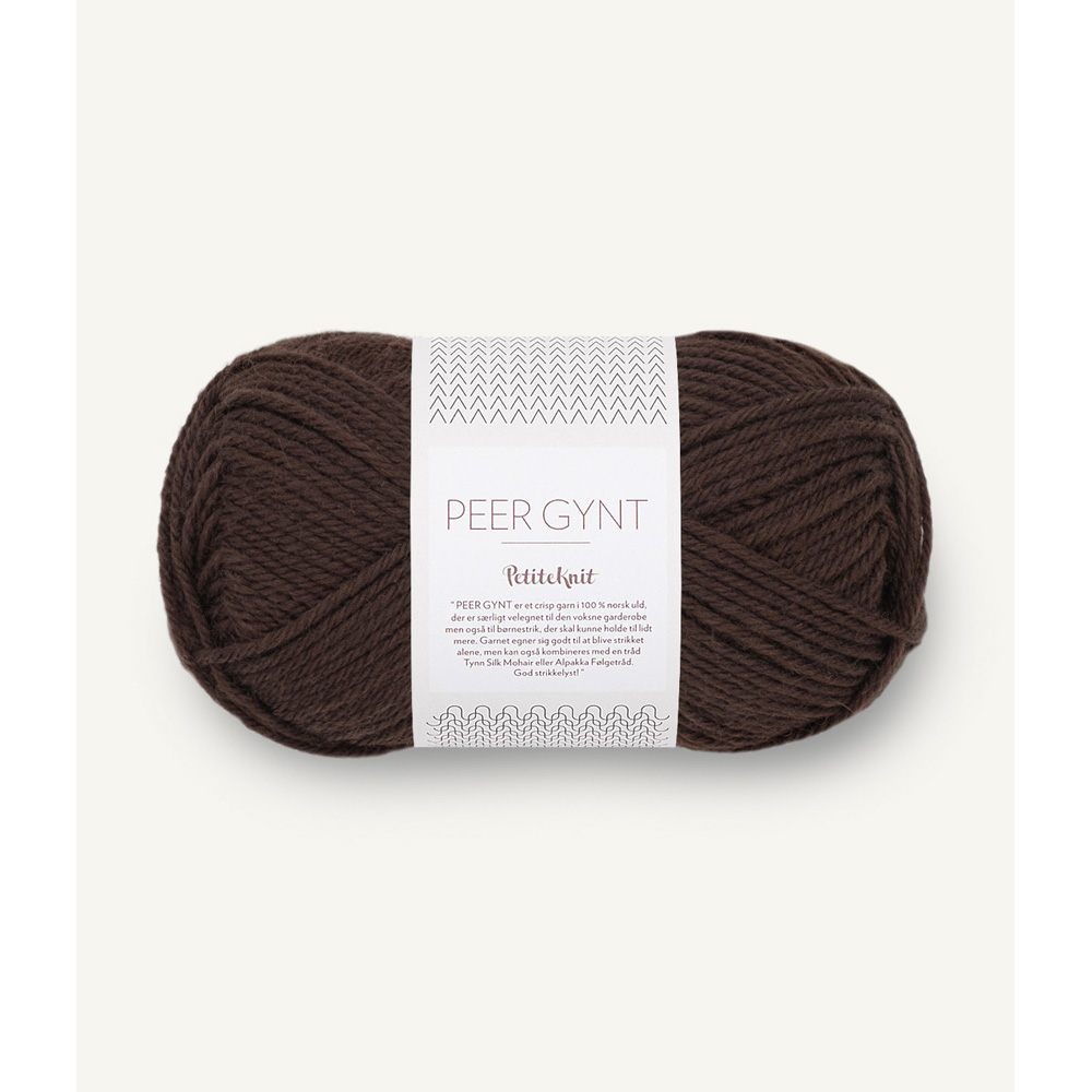 Wolle Sandnes Garn Cacao Nibs Peer Gynt by Petite Knit 91m 50g