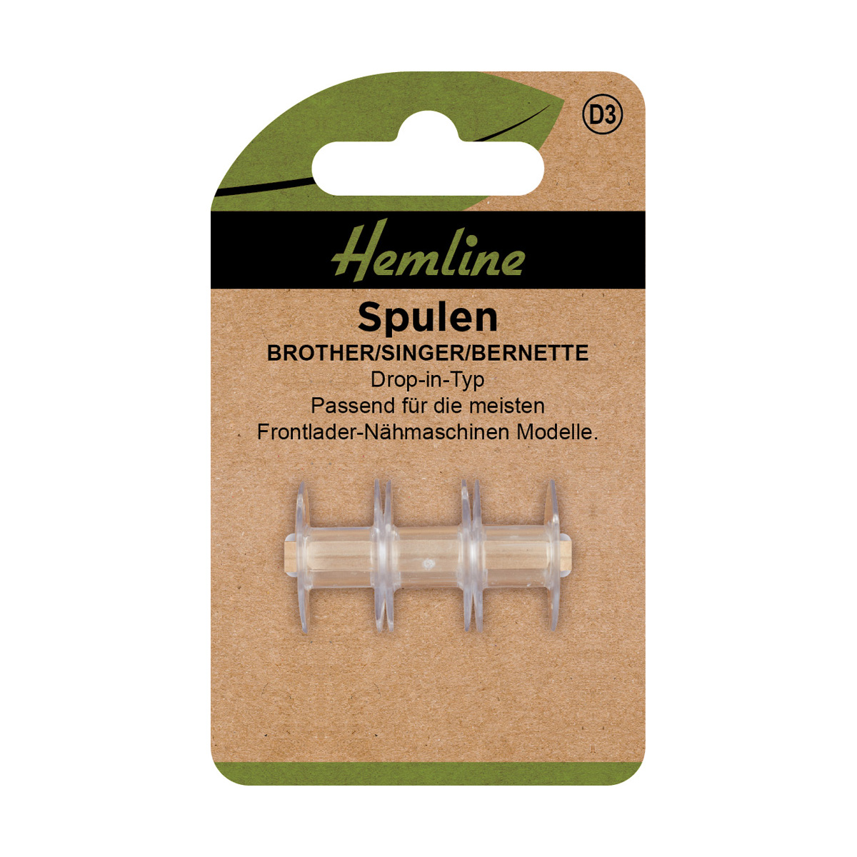 Nähmaschinen-Spulen Brother/Singer/Bernette Drop-in-Typ