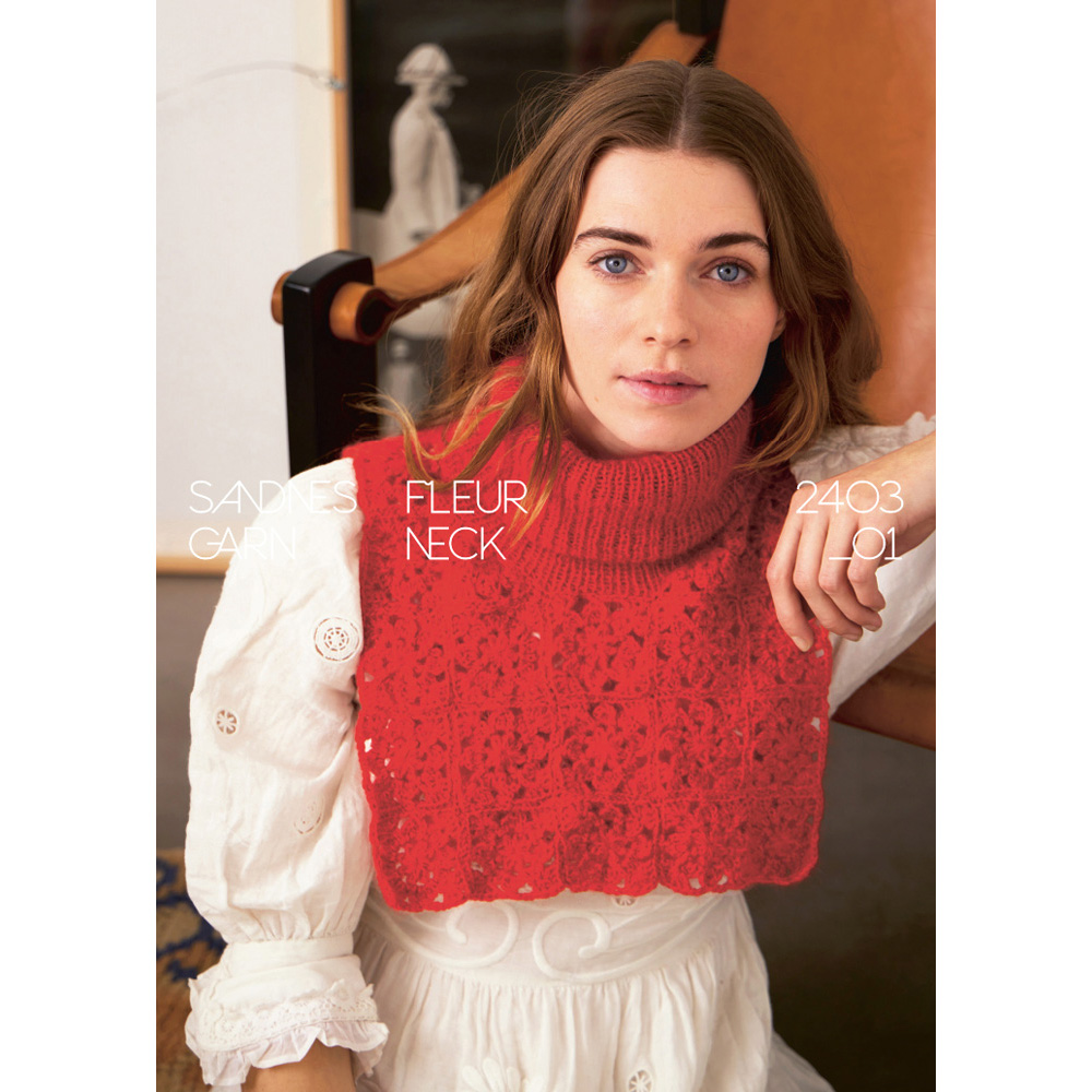 Anleitungsheft 2403 DIY Einzelanleitung 2403 Nr. 1 - Fleur neck - Englisch